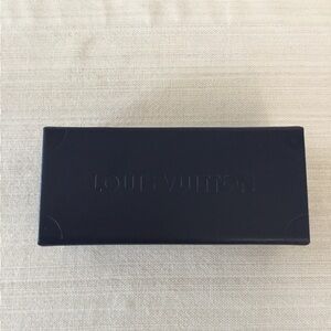 LOUIS VUITTON Navy Empty Box Sunglasses / glasses Case Magnetic Box